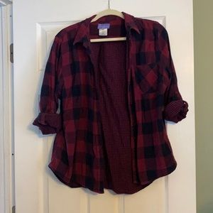 Laura Scott plaid shirt